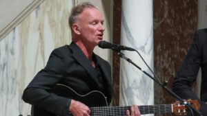 Ethel Kennedy's funeral features surprise emotional performance by Sting