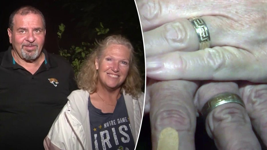 Florida couple marvels as Hurricane Milton uncovers lost wedding ring after nearly a decade