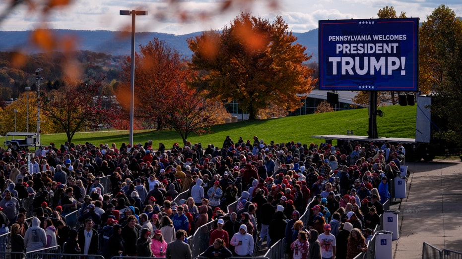 Trump vows at Pennsylvania rally to slash energy costs, lift LNG pause and 'frack, frack, frack'