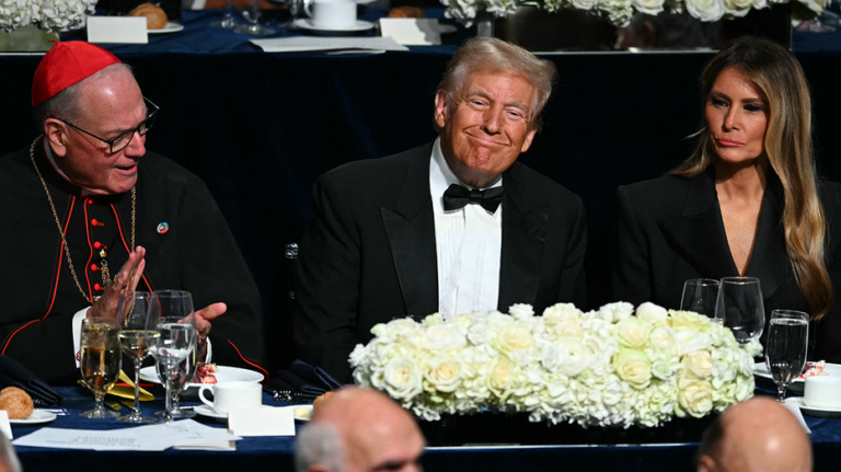 Trump takes jabs at Harris during keynote at Al Smith dinner, vows to correct 'serious problems' in US