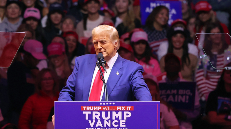 Trump, powerhouse guests rock packed MSG with historic rally