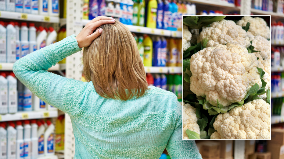 Woman 'still suffering' after being knocked out by a cauliflower while grocery shopping