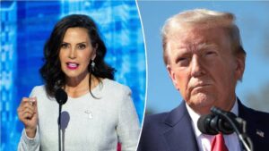 Whitmer defends 'this beautiful city' of Detroit after Trump blasts Michigan's urban 'mess'