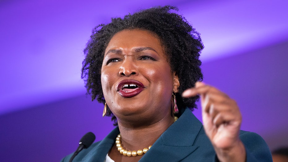 Stacey Abrams claims voter suppression in Georgia despite record early turnout