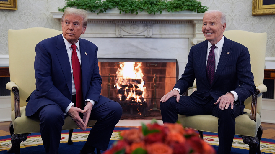 Social media erupts after Biden appears jubilant in Trump White House meeting