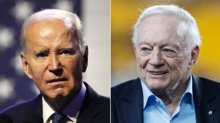 ESPN star getting 'very, very worried' about Jerry Jones, has Joe Biden in mind