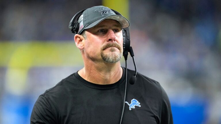 Lions' Dan Campbell addresses 'bizarre' criticism about taking out starters in blowouts