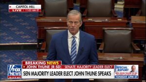 Thune vows to be a 'resource, not a roadblock' in first remarks as leader-elect