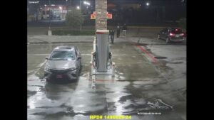 Houston carjacking suspects ambush victim at gas station pump