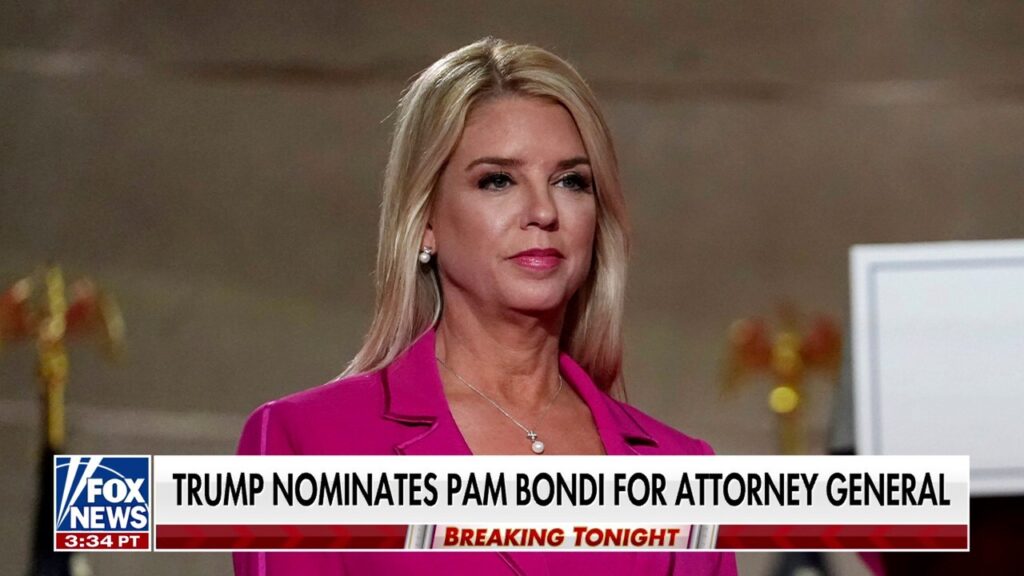 Trump nominates Pam Bondi for US attorney general