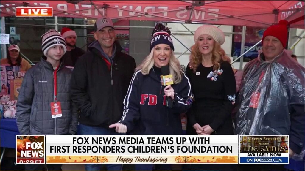 Fox News media teams up with First Responders Children's Foundation on Thanksgiving