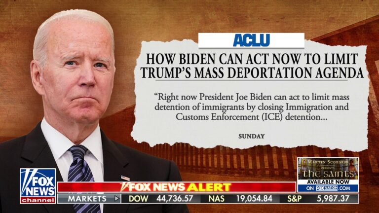 ACLU, Democrats call on Biden to counter Trump's deportation agenda