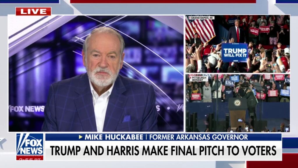 Mike Huckabee says he is ready to 'turn the page' away from the past four years and elect Trump