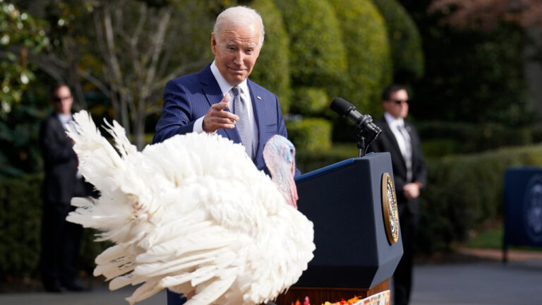 WATCH LIVE: Biden pardons turkeys in White House’s annual Thanksgiving tradition