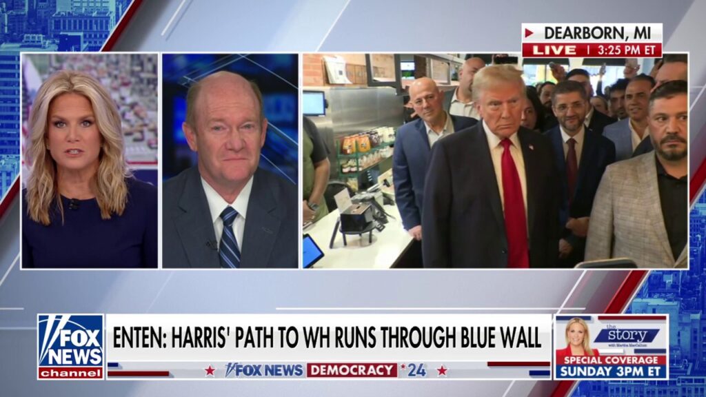 Sen. Chris Coons 'optimistic' about Harris ground game in Great Lake battleground states