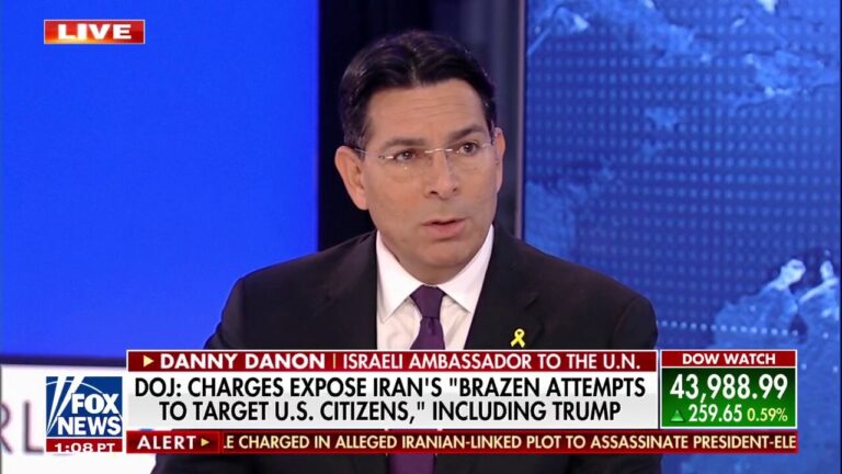 Democracy needs to send a message to Iran, ‘enough is enough,' says Danny Danon