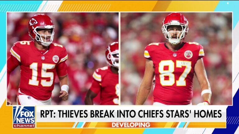 Break-ins at homes of Chiefs stars Mahomes, Kelce under investigation