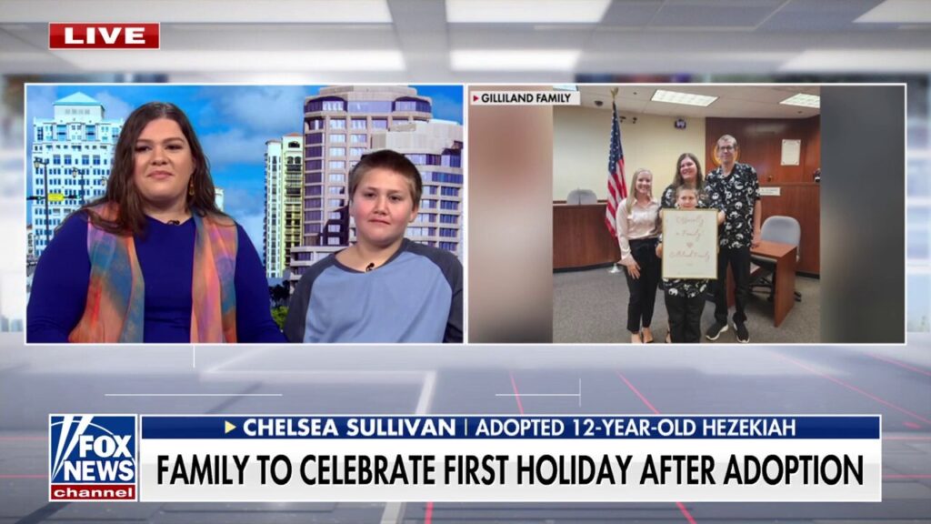 Family to celebrate first holiday after adoption