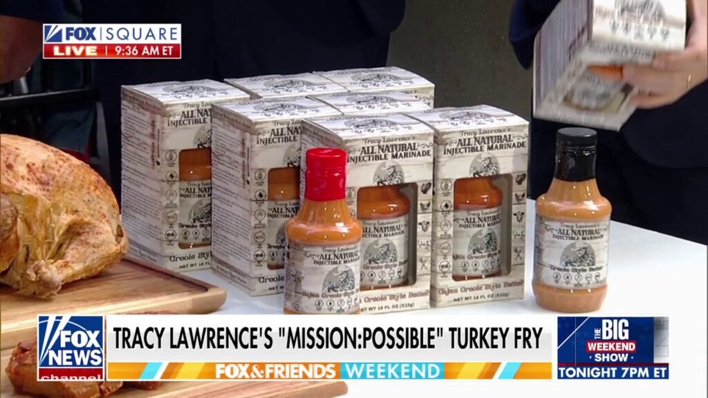 Tracy Lawrence launches natural marinade line ahead of Thanksgiving