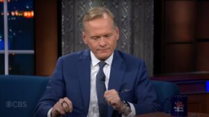 CBS News' John Dickerson chokes up during post-election appearance with Stephen Colbert