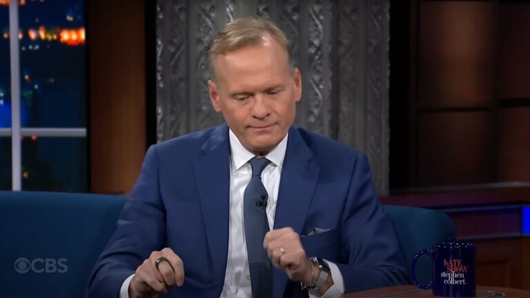 CBS News' John Dickerson chokes up during post-election appearance with Stephen Colbert