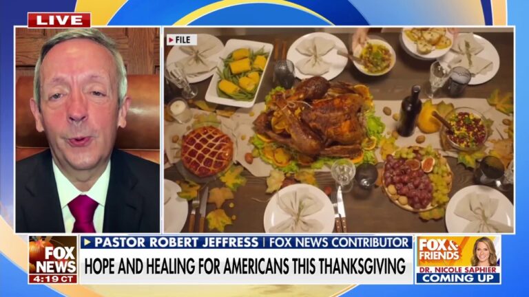 Pastor shares message of hope for Americans this Thanksgiving