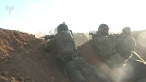 IDF fighting terrorists in the Netzarim Corridor