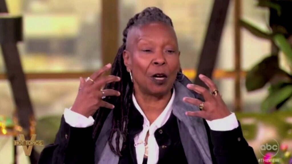 Whoopi Goldberg schools co-host, tells her fearmongering before Trump's inauguration is 'pissing in the wind'