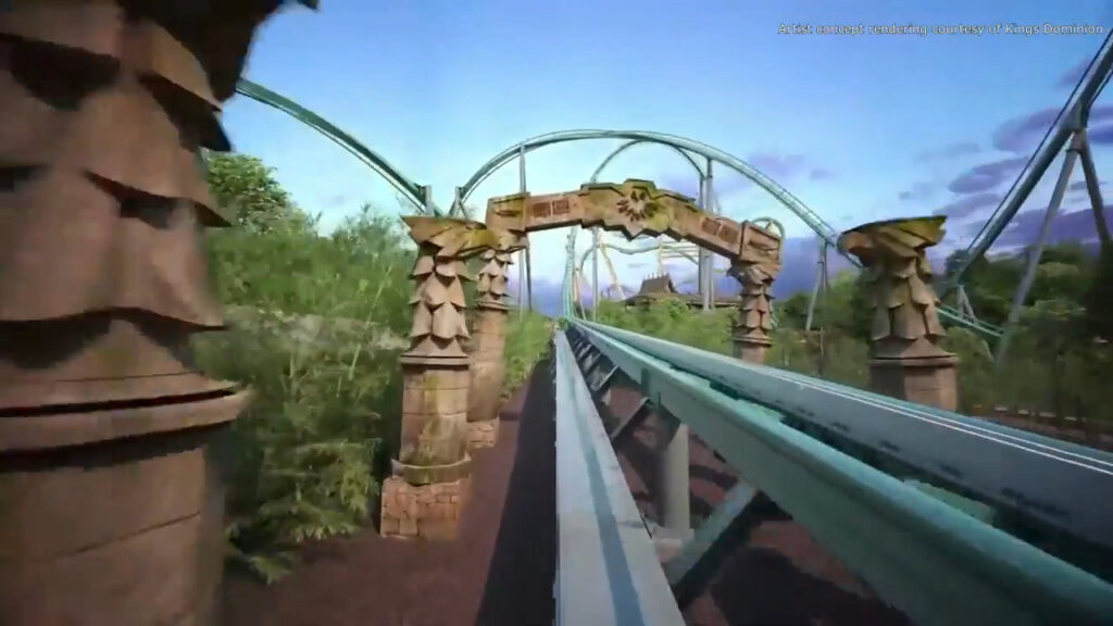 Take a 'ride' on the 'world's tallest and longest launched wing' roller coaster