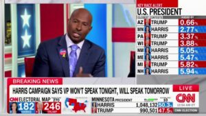 Van Jones gets emotional because of Trump's lead on election night, says American dreamers are 'going to bed with a nightmare'