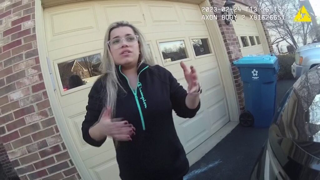 Au pair charged alongside employer in suburban double murder seen in new bodycam footage