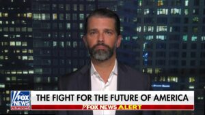 The 'big man up top' was looking out for my father, says Donald Trump, Jr.