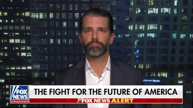 The 'big man up top' was looking out for my father, says Donald Trump, Jr.