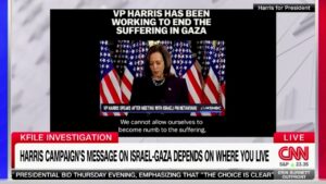 CNN reports on 'mixed messages' from Harris campaign ads targeting Jewish, Arab-American voters