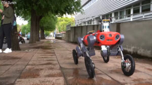 Just when you thought you’ve seen it all, a quadruped robot creeps us out by climbing ladders