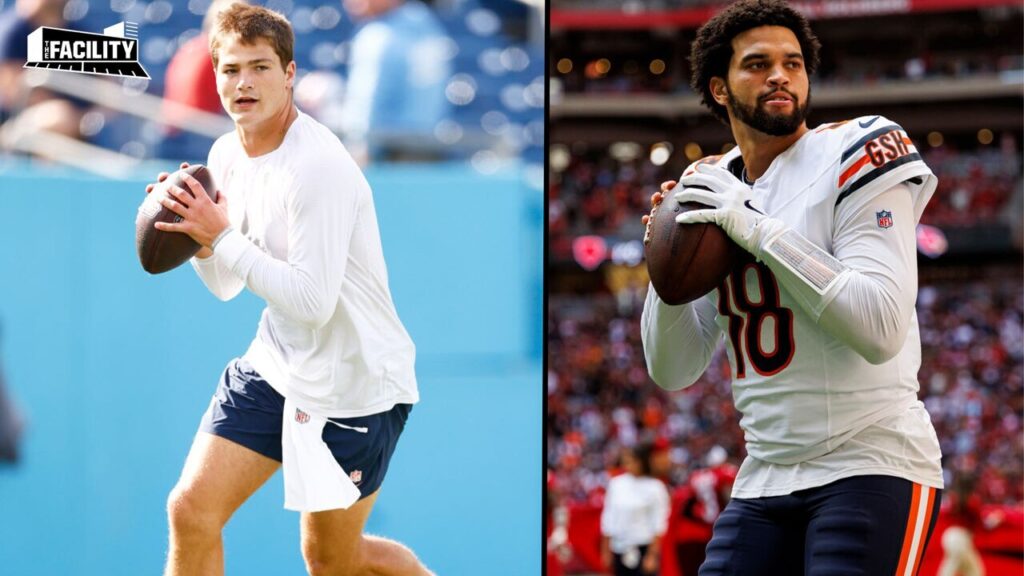 Bears set to host Patriots, what happens if Drake Maye out plays Caleb Williams? | The Facility