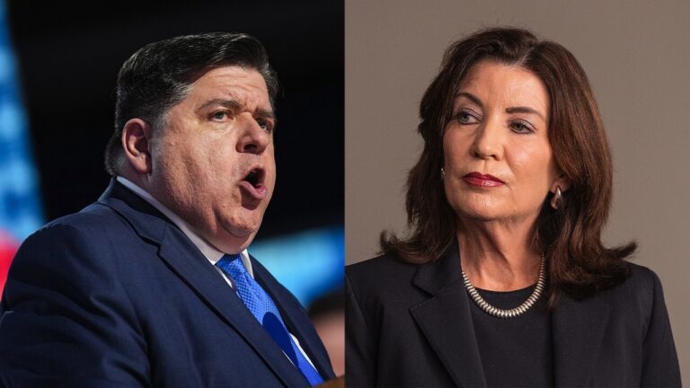 'OUT OF TOUCH': Blue state governors scorned over vows to battle Trump