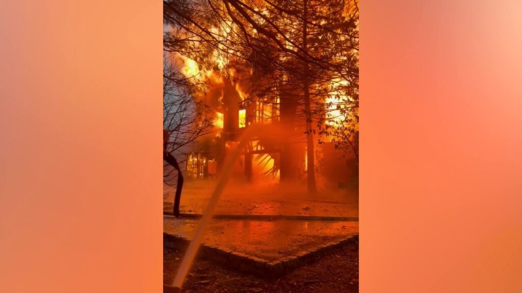 Massive Connecticut house fire may have been caused by frying a turkey inside garage