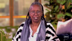 Whoopi Goldberg mocks critics who attacked singer Nicole Scherzinger for liking 'Make Jesus First Again' hat