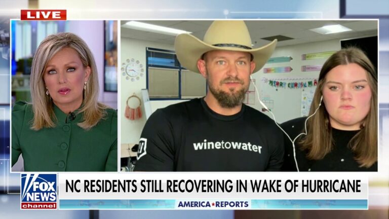 Folks are still sleeping in tents after Hurricane Helene, Wine to Water founder says