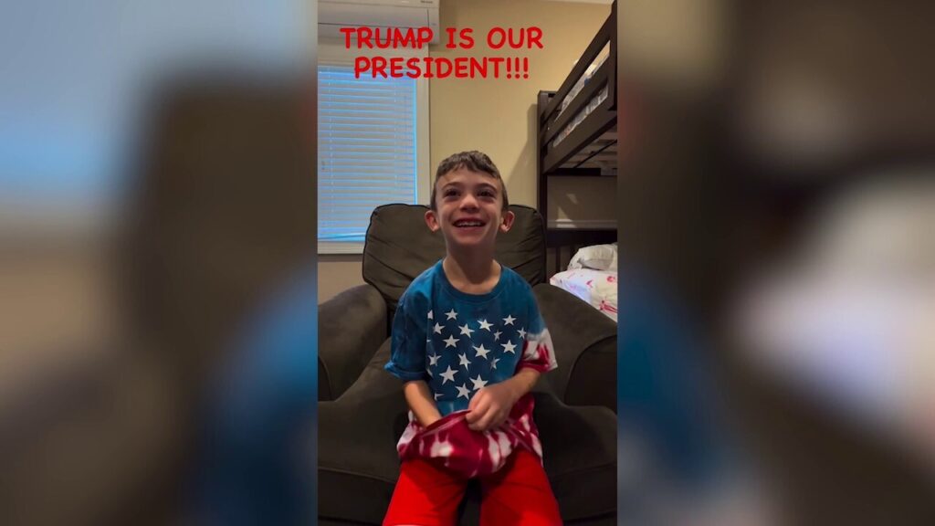 Young Trump supporter surprised after election night