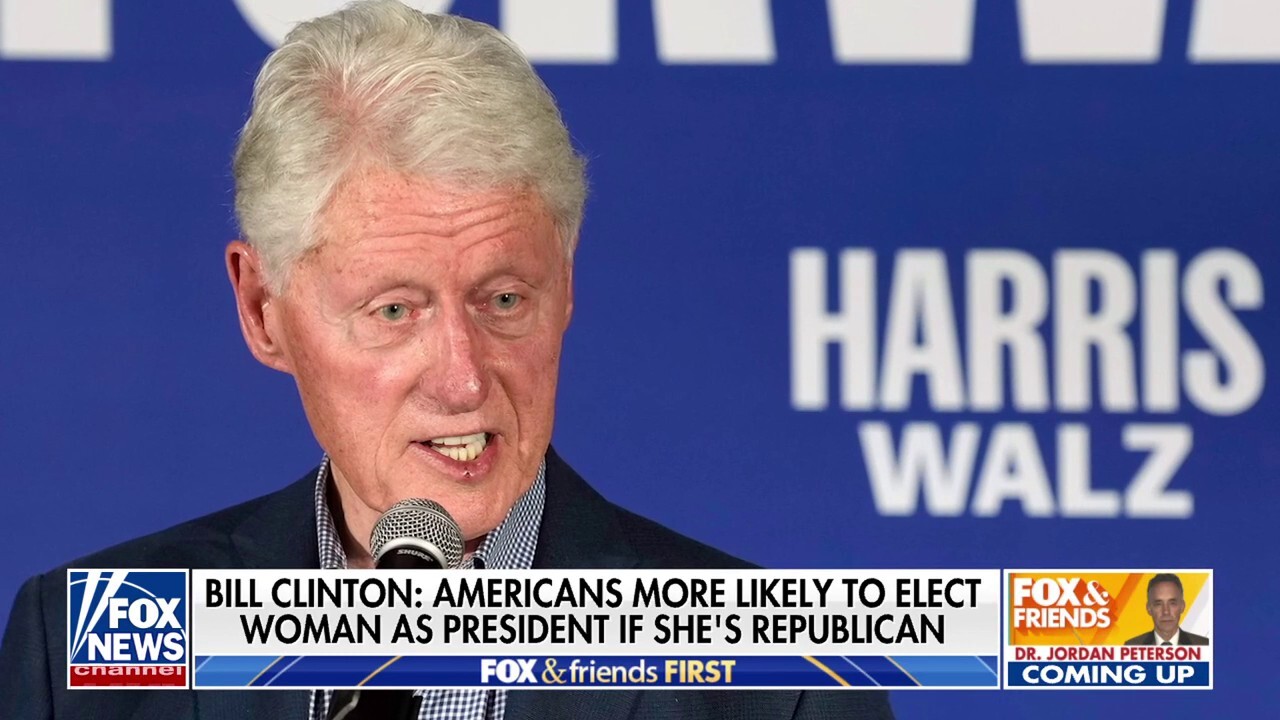 Bill Clinton says Americans are more likely to elect a woman president if she's Republican