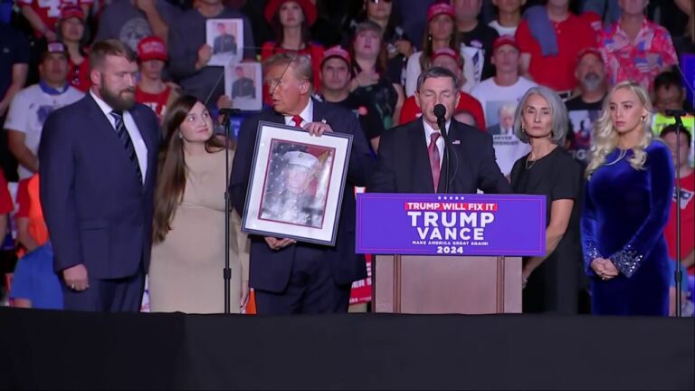 Family of Marine killed in Mexico joins Trump onstage: ‘Wasn’t planning on being here’