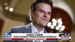 Lawmakers express shock at Matt Gaetz withdrawing from AG consideration