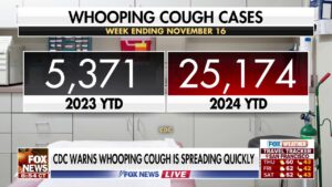 CDC issues warning over whooping cough surge