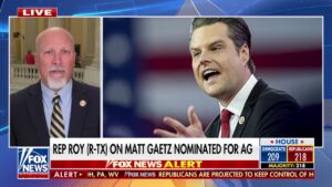 GOP congressman says Matt Gaetz is a 'disruptor' who would 'take on' the DOJ