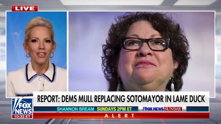 Dems weigh replacing Justice Sotomayor ahead of Trump's second term: Report