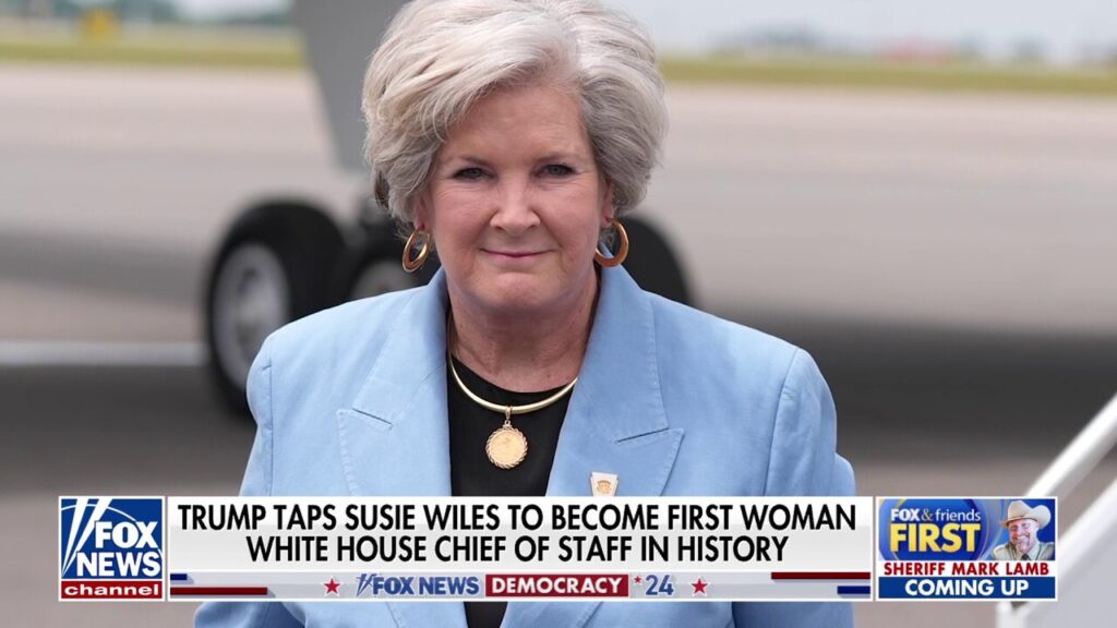 Trump appoints Susie Wiles as first-ever woman to become White House chief of staff