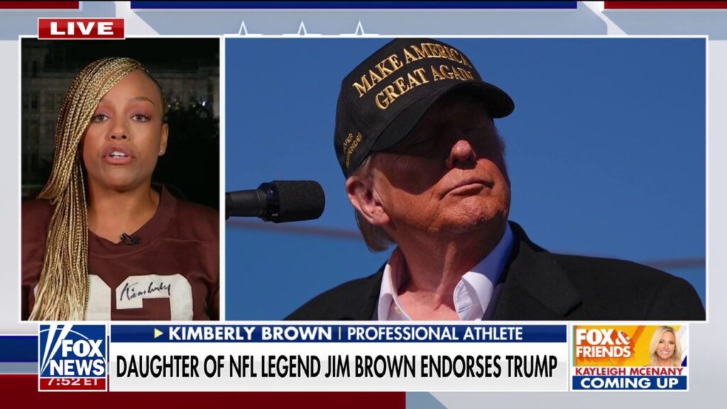 NFL legend's daughter endorses Trump, opposes biological males in women's sports