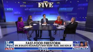 Libs unhappy with HHS pick RFK, Jr. having McDonald's happy meal with Trump